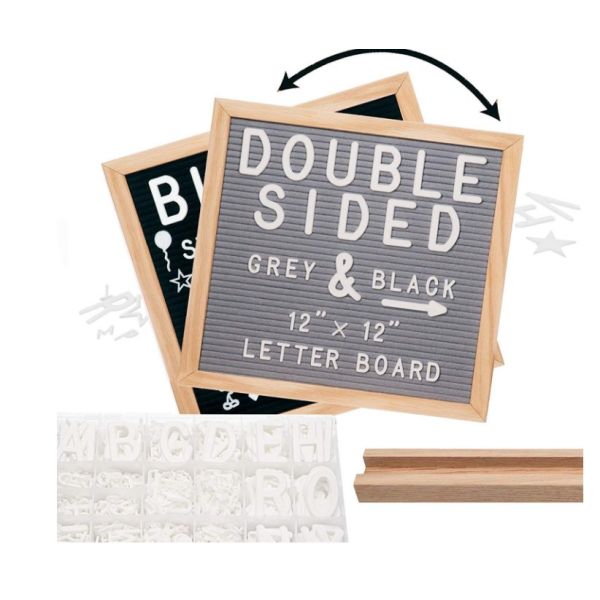 Multicolor Felt Fabric Crafts Changeable Colorful Diy Felt Letter Board