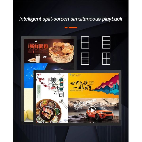 4K Ultra HD Android Operating System Advertising Screen Totem Kiosk Custom Floor Standing Advertising Display Kiosk