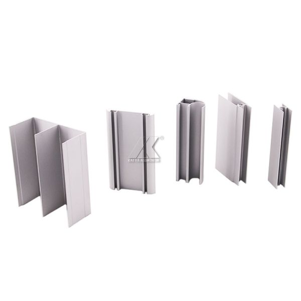 Matt Sliding Door Extrusion Wardrobe Aluminium Profiles 6063 T5 Alloy