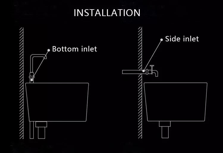 Waterproof Instant Electric Heater Tap 304 SS For Bathroom