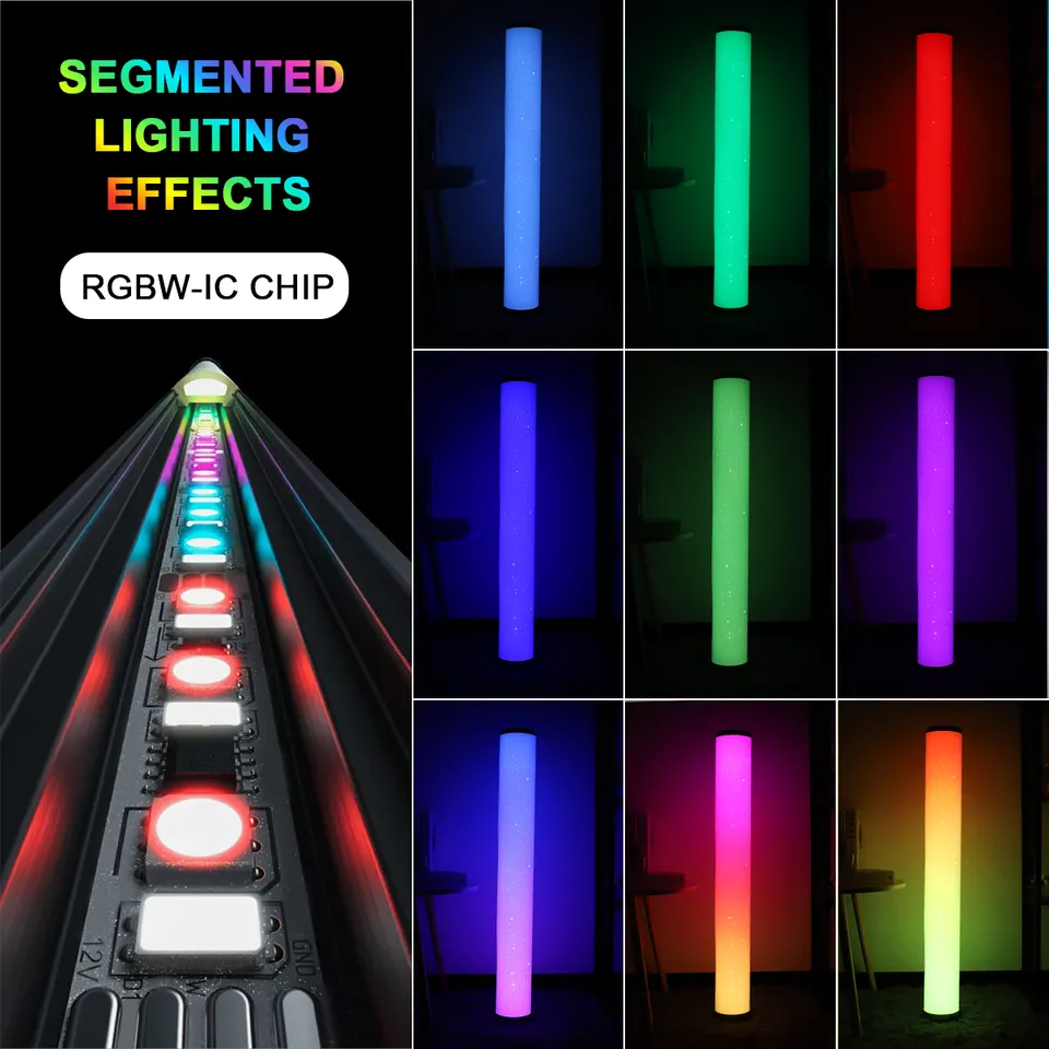 Custom Atmosphere Wifi App and Remote Control LED Floor Lamp for Smart Home Bedroom