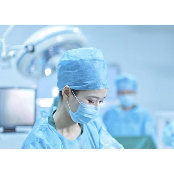 Earloop 3 Ply Surgical Face Mask CE Approved 50pcs Per Box Packaging