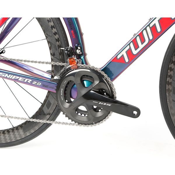 Top Notch Carbon Fiber Road Bike , Mens Carbon Road Bike 7.9kg Net Weight