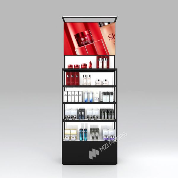 KLNS-R1 Versatile Display Spaces Skincare Display Cabinet with LED Strip Lights