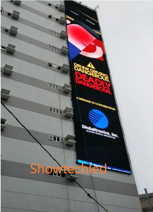 Outdoor Fixed High Brightness Energy Saving LED Display Advertising Media LED Screen
