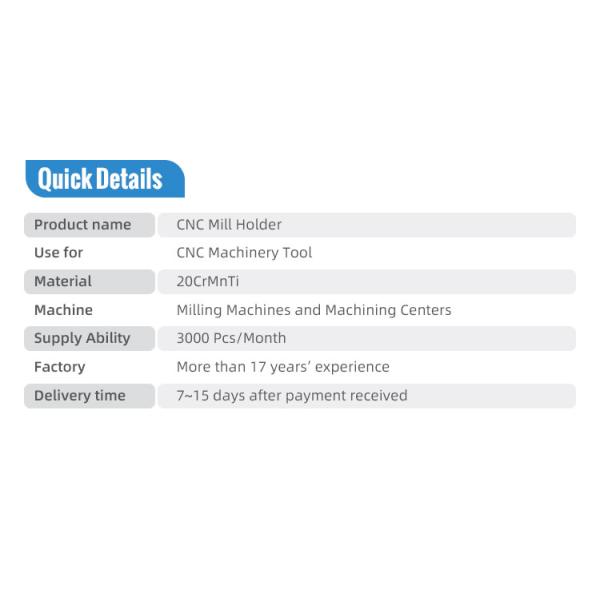 BT40 Holder Face Mill Tool Holder Arbo For CNC Lathe Machine Customized for Machining