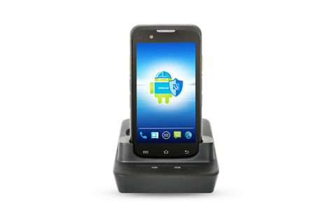 5" Handheld 1D 2D PDA Barcode Scanner Black Color With Highly Optimized Power Design