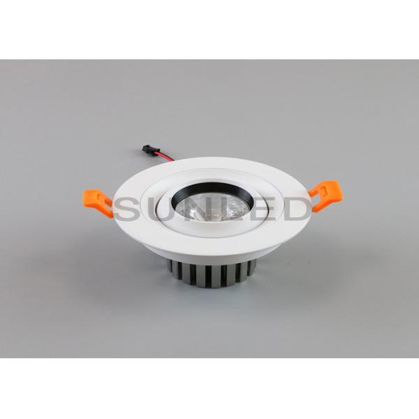 15 Degree Beam Angle LED Recessed Downlight Rotatable Recessed 12W 70mm