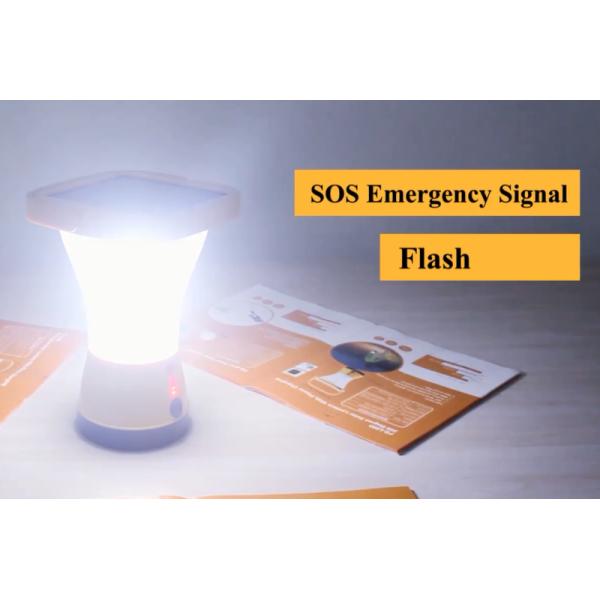 CE 12H Solar Power LED Lantern 2W 5V Solar Lantern With Phone Charger