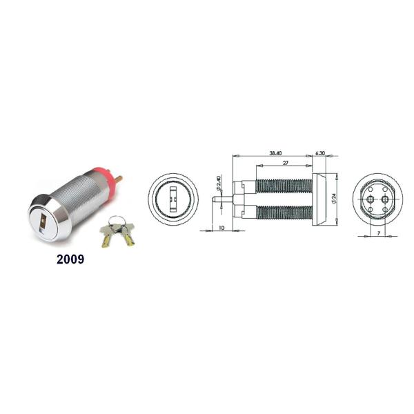 Switch Locks M19 Key Switch Lock