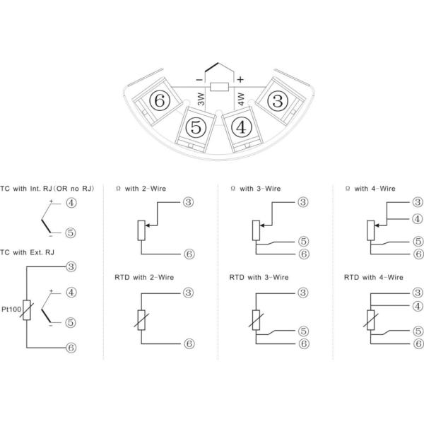 WNK65 Smart Temperature Transmitter Plastic Housing With 4-20mA Output