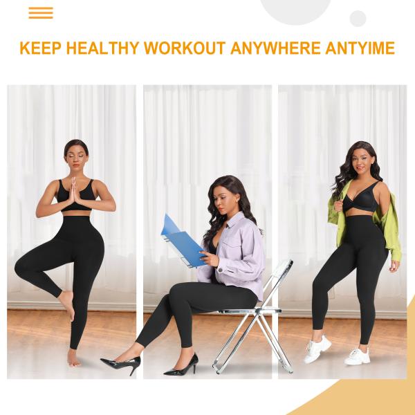 Customized Logo Printing HEXIN High Waist Sauna Sweat Tummy Control Leggings for Women