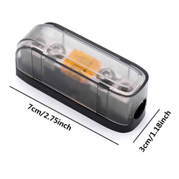 Frosted Nickel 30-200A Fuse Blocks Bolt Down Mini ANL Fuse Holder