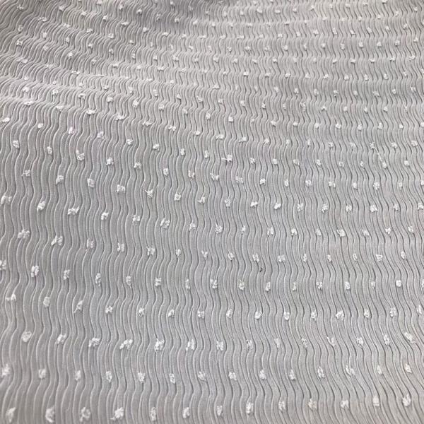 Multi Color Stripe Crepe Jacquard Fabric 150-280gsm Polyester Apparel Fabric