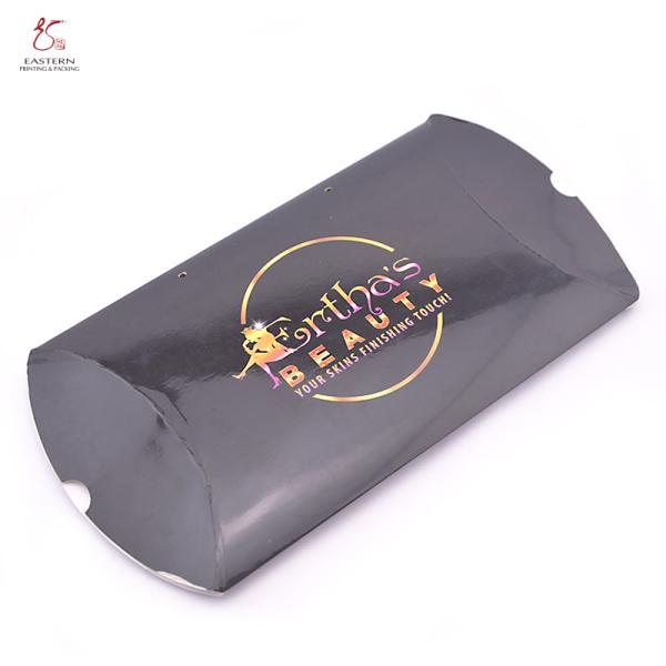 Custom Eco-Friendly Glossy Lamination Pillow Box Packaging