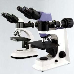 China Quadplex Nosepiece Upright Metallurgical Microscope Reflecting Halogen Illumination wholesale