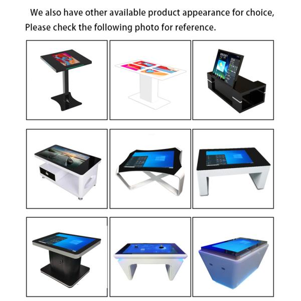 Indoor Smart Touch Screen Coffee Table Waterproof Interactive LCD Multi Touch Screen Table