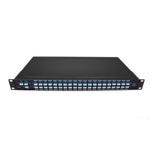 China LC/UPC Dual Fiber 1U Rack DWDM MUX DEMUX 40CH (C21-C60) wholesale