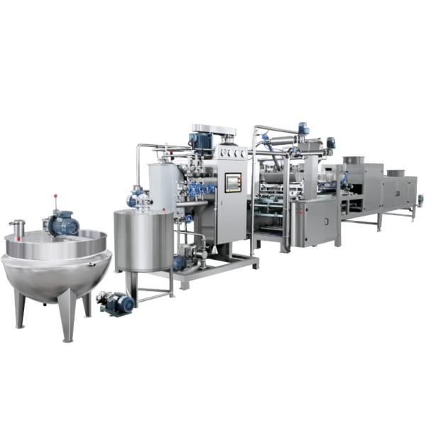 Professional Hard Candy Lollipop Production Line 150kg / 300kg Per Hour Automatic 15 - 50kw