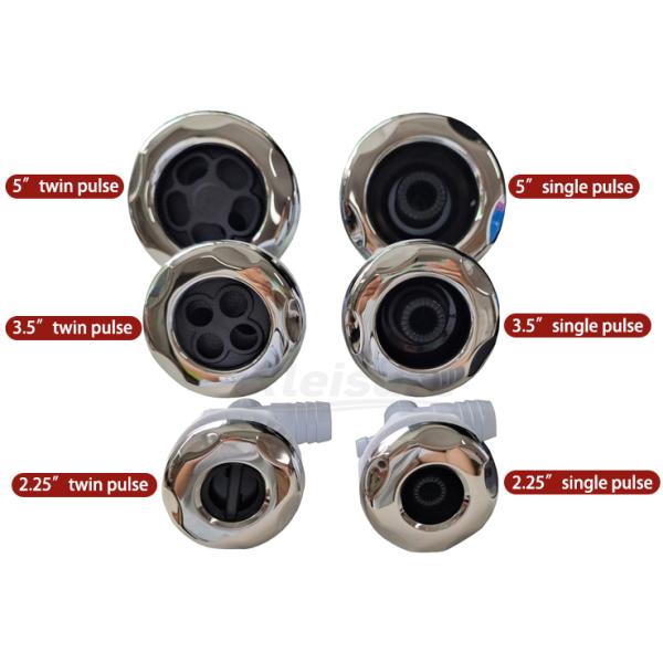 2.25''pulsator/twin pulse spa Nazzle for spa hot tub stainless steel spa jet S/S hydro-therapy hot tub jet
