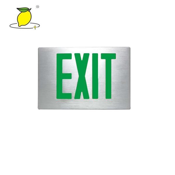 Aluminum Double Sides Red Emergency Exit Signs Light