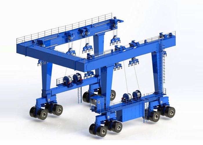 China Automatic Movable Port Crane Easy Maintenance With High Durability wholesale