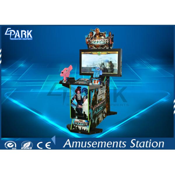 Indoor Electronic Video Game Shooting Arcade Machines With 42 Inch Screen