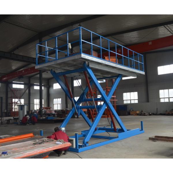 5T 3M Electric Vertical Car Elevator Hydraulic Scissor Car Lift For Garage
