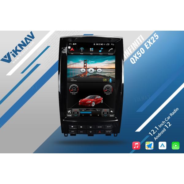 Viknav 12.1 Inch Car Stereo Autoradio For Infiniti QX50 EX25 2013-2020 Multimedia DVD Player GPS Navigation Head Unit
