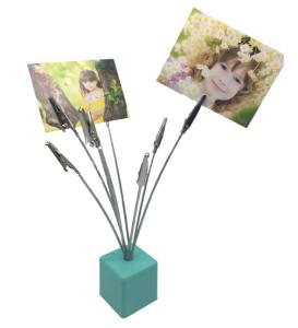 China Single And Multiple Memo Clips Photo Holders Electroplating Technique wholesale