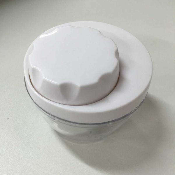 Twist Plastic Vegetable Cutter , PS ROHS Fruit Chopper With 3 Blade