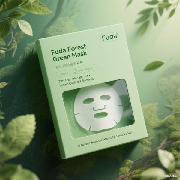 Forest Healing Soothing Green Mask: 72-Hour Plant Extracts to Reduce Redness, a Savior for Sensitive Skin"