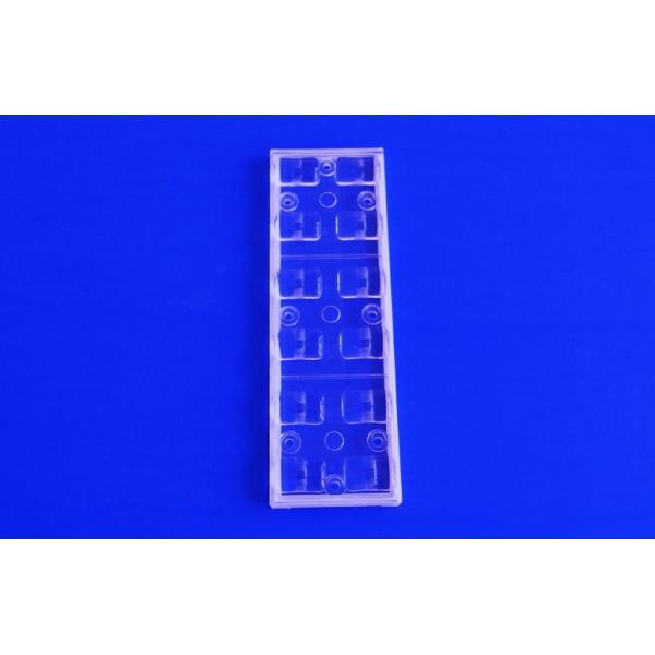 90x126 Degree 12W Led Array Lens Transparent PMMA 93% Transmittance