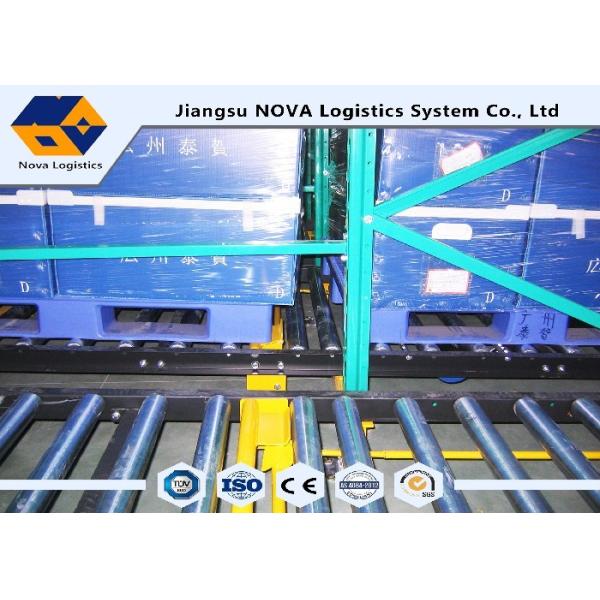 Gravity Fed Carton Live Storage Racking , Gravity Fed Racking Systems Anti Corrosion