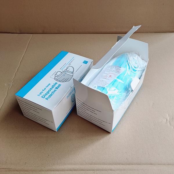 blue Layers Ffp2 Face Mask Disposable Non Woven Face Mask