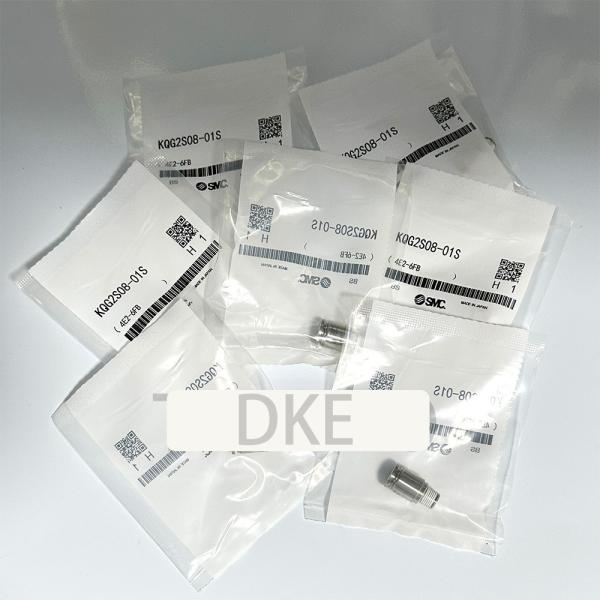KQG2S08-01S Pneumatic Pipe Fittings Air Compressor Connectors With Sealant