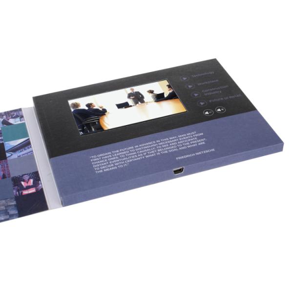 128MB Memory LCD Promotional Video Card With Rechargeable Battery
