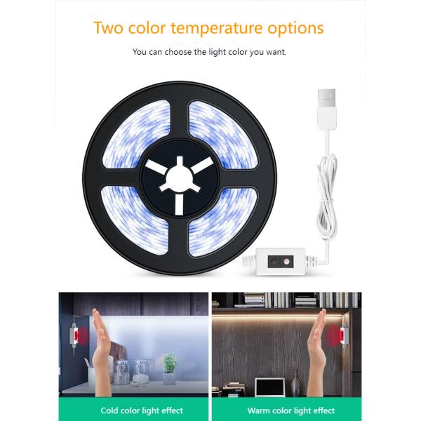 Low Voltage Hand Sweep Sensor LED Strip For Cabinet And Kitchen