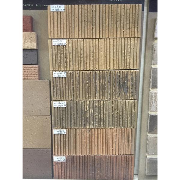 Clay Interior Brick Facade Low Water Absorption For Widely Buildings