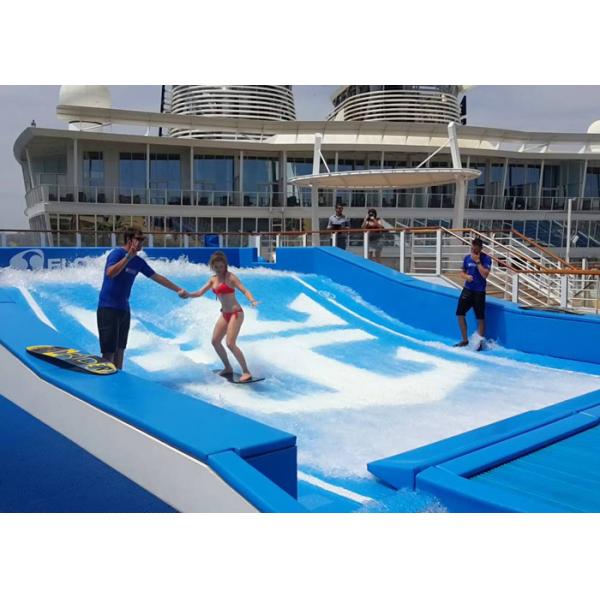 Durable Theme Park Water Wave Pool / Flowrider Water Play Equipment