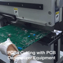 Semi Automatic 480mm V Cut PCB Depaneling Machine For SMT Assembly Line