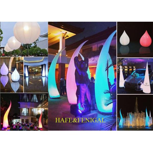 Inflatable Flame LED Balloon Light 50 Cm 1.6ft Base Constant Air-inflated