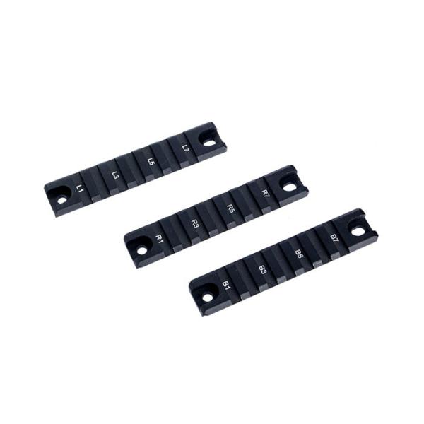 Short Picatinny Scope Mount Base Set Aluminum Material 3 Piece For Hunting