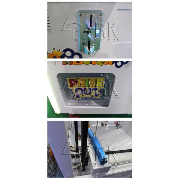 Amusement mini golden key crane machine coin pusher joystick control doll drop machine