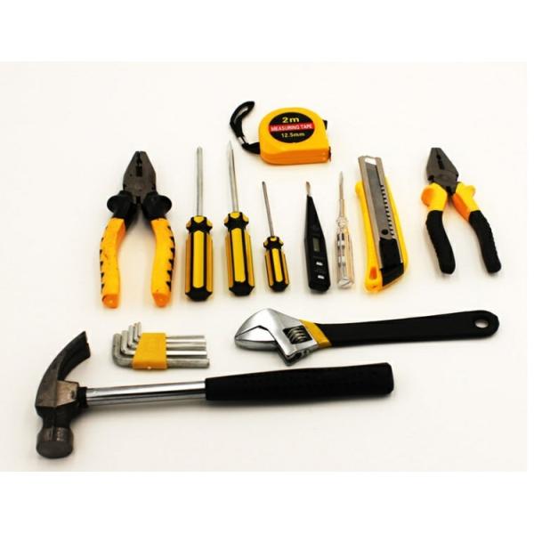 JYH-HTS09-8 Decoration Household Tool Sets With Claw Hammer