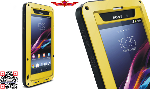 100% Authentic Aluminum Dirtproof/Shockproof/Waterproof Case For SONY Xperia Z1