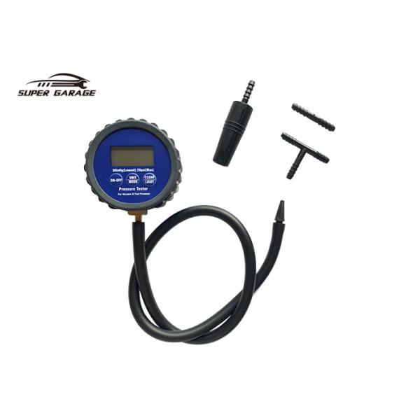 High Accuracy Fuel Pump And Vacuum Gauge Tester 3~20Psi 0-30inHg