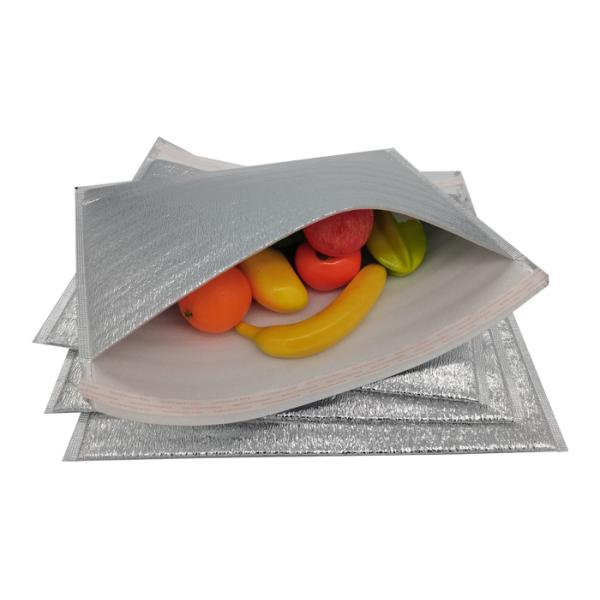 3mm Chilled Food Packaging Aluminium Foil Laminated Bags With Self Sealing
