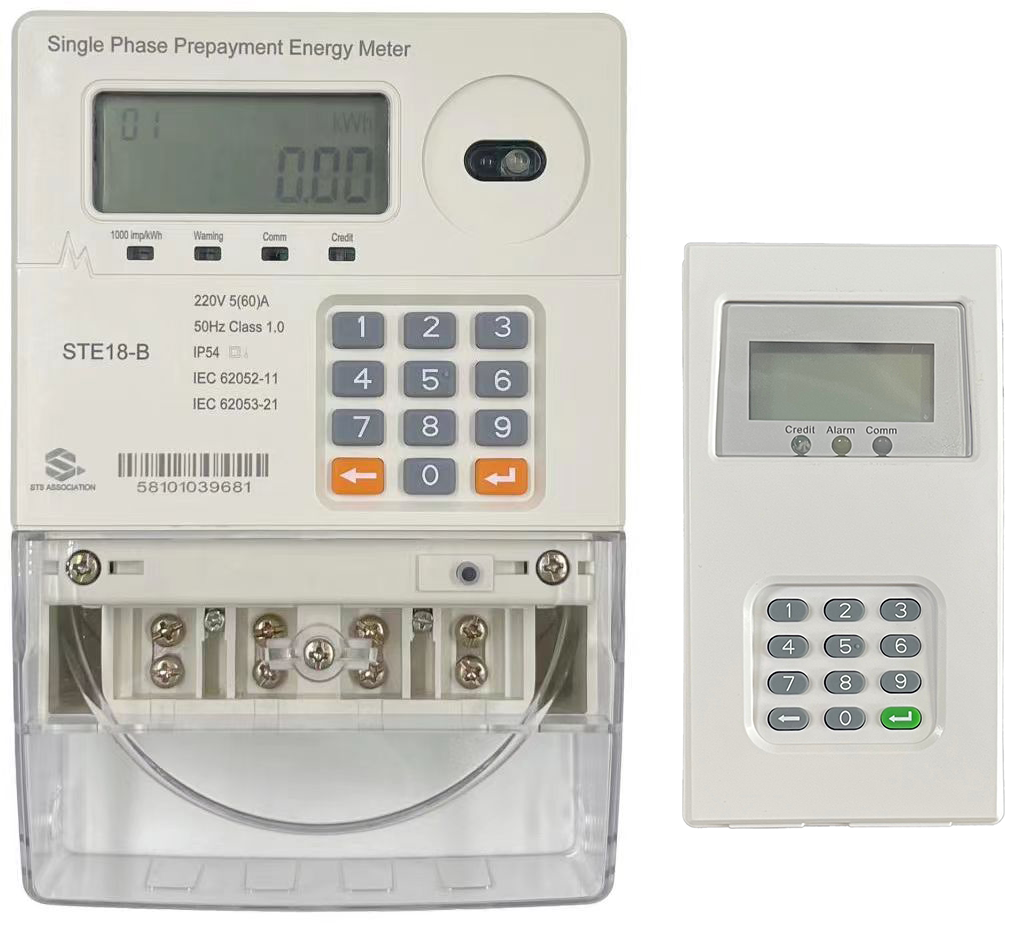 China STS The prepaid keypad single phase electricity meter wholesale