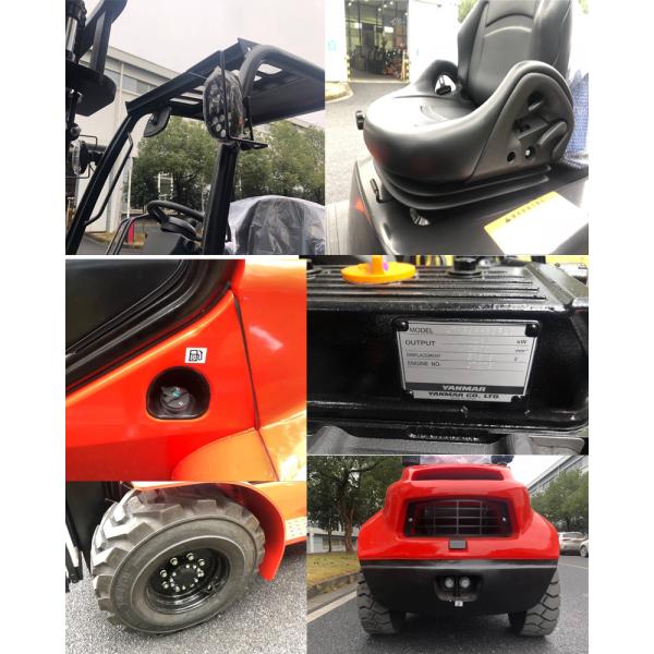 Shipping Container Forklift Lift Height 3000-5000mm Mast Tilt Angle 6/12 Degree Manufacturers